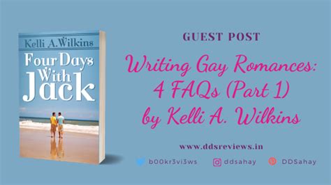 #GuestPost :: Writing Gay Romances: 4 FAQs (Part 1) by @KWilkinsauthor ...