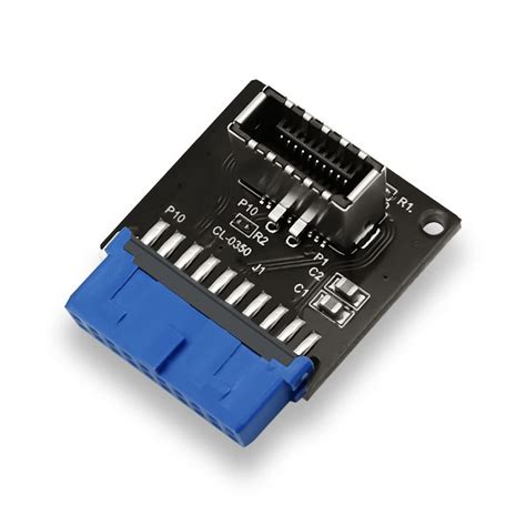 Buy USB Front Panel Adapter,USB 3.1 Front 19 PIN to 3.1 Type-C Front ...