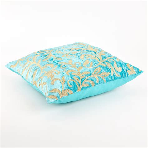 Buy Vellum Alfie Embroidered Cushion Cover - 40x40cm from Home Centre ...