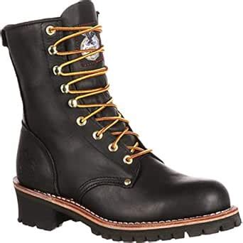 Georgia Logger Steel Toe Work Boot G8320-W105 Black Size 10.5 2E US ...