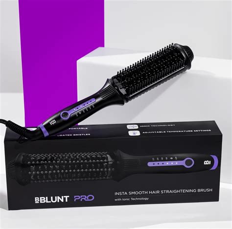 Pro Insta Smooth Hair Straightening Brush Ionic Technology | Lightweig ...