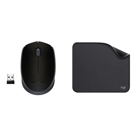 Amazon.in: Buy Logitech B170 Wireless Mouse, 2.4 GHz with USB Nano ...