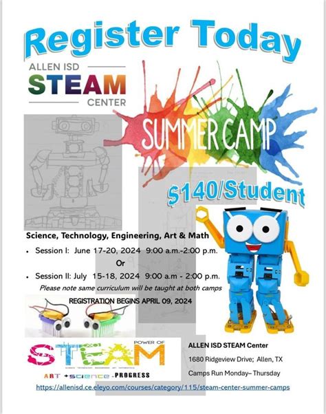 STEAM Summer Camp , 1680 Ridgeview Drive , Allen, TX, United States ...