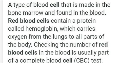 what are RBC cells ????? - Brainly.in