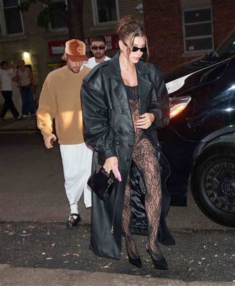 Decoding Hailey Bieber's Uber-Chic And Daring Maternity Style | Grazia ...