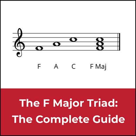 The F Major Triad: A Music Theory Guide 🎶🎸🎹