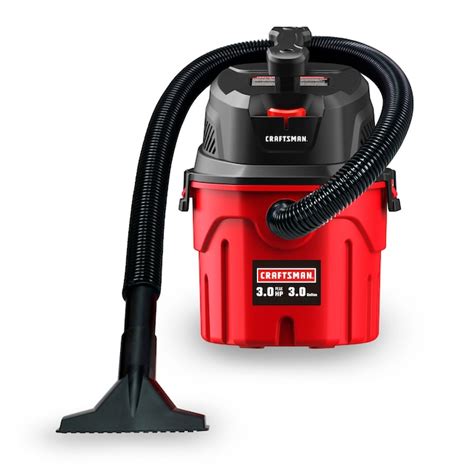 CRAFTSMAN 3-Gallon 3-HP Corded Wet/Dry Shop Vacuum with Accessories ...