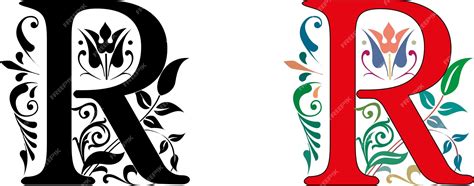 Image result for Fancy Capital R Sticker