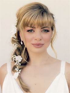 Wedding Updo Hairstyles With Bangs by Wedding Hairstyles Half Up With Bangs Search Wedding Updo Hairstyles With Bangs