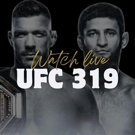 UFC 319 - LIVE SCREENING