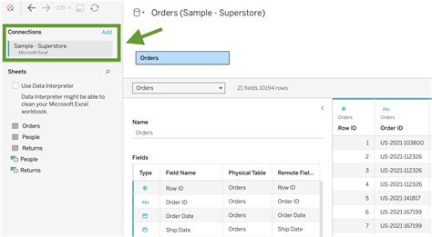 Join Multiple Excel Sheets into One Using Tableau 的图像结果