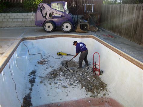 Pool Demolition Process 的图像结果