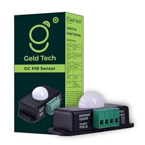 Geld Tech DC 12V 24V PIR Motion Sensor, PIR Controller for LED Strip ...