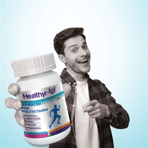 Buy HEALTHYR-U ADVANCED MEN MULTIVITAMIN BOTTLE OF 30 TABLETS Online ...