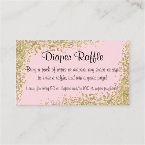 How To Add Diaper Raffle To Invitation at Gail Pagano blog