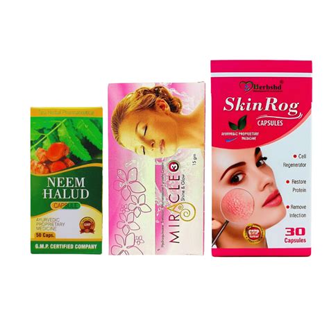 Neem Halud & Skin Rog Capsule - Miracle Shine Glow Face Cream