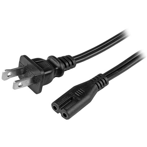 10 ft Laptop Power Cord NEMA 1-15P to C7 - Computer Power Cables - External