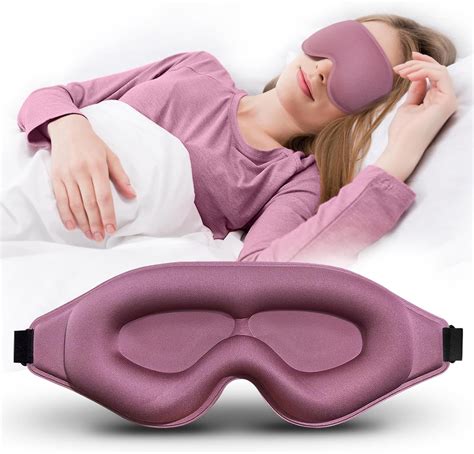 3D Advanced Eye Mask for Sleeping, Ultra Delicate Soft Skin Friendly Eye mask,100% Blackout ...