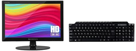 ZEBRONICS Zeb-V16HD LED Monitor with15.4 with Supporting HDMI & ZEB ...