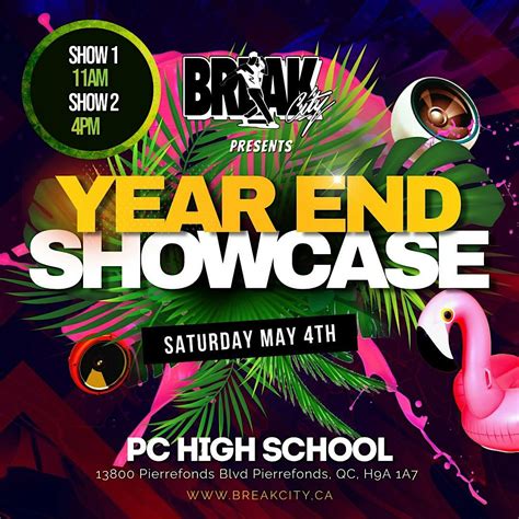 YEAR END SHOWCASE, Pierrefonds Community High School, Montréal, 4 May ...