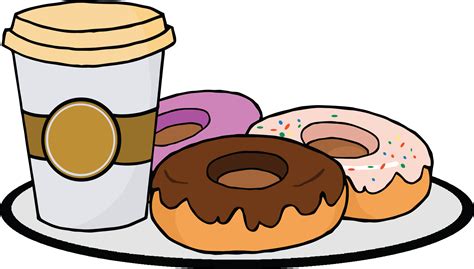 Coffee And Donuts Clip Art