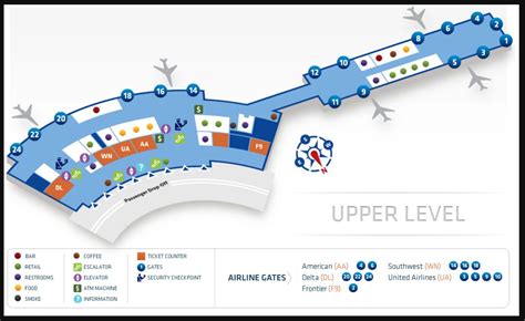 Will Rogers World Airport Terminal Map (2025-2024) - All Maps