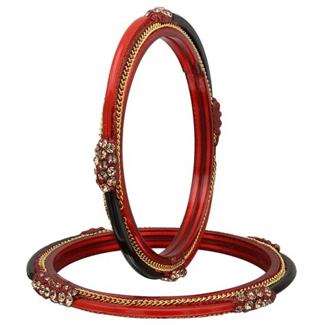 Sukriti Designer Handmade Glossy Glass Bangles for Women – Set of 4 ...