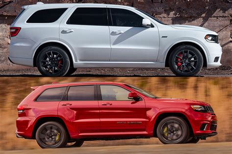 Dodge Durango Srt Vs Jeep Grand Cherokee Trackhawk: Ultimate Showdown - PickMyScooter