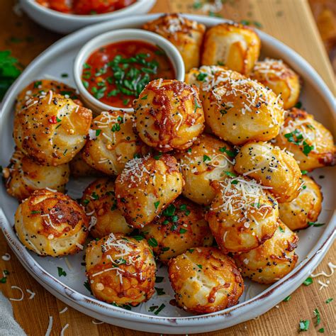 Garlic Parmesan Pretzel Bites: Irresistibly Cheesy & Crunchy Delight ...