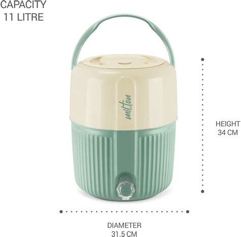 MILTON Kool Pristine 12 Insulated Plastic Water Camper| Easy to Carry ...