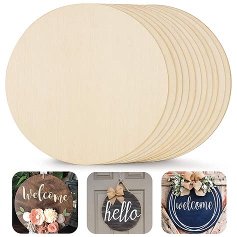 PD Craftozone Premium Round Circle MDF Pine Wood 12 inch MDF Boards for ...