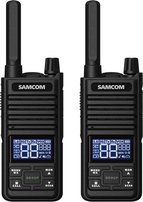 Amazon.com: 2 Pack Two Way Radios Walkie Talkies Long Range 100 Miles ...