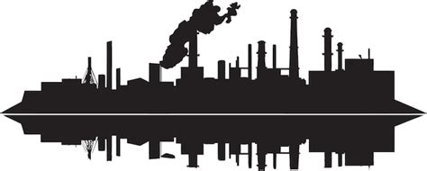 Urban Progression Zona Industrial Logo Design Fábrica Fusão Vector ...