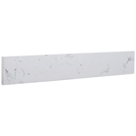 Avanity 4-in H x 21.1-in L Cala White Engineered stone Bathroom Side ...