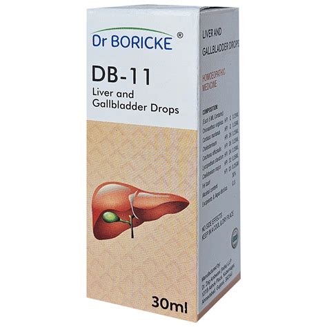 Buy Dr Boricke DB 11 Liver & Gall Bladder Drop 25% OFF | Medhomeo.com