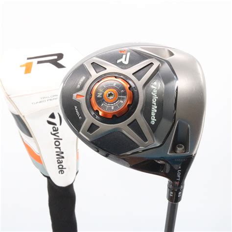 TaylorMade R1 Black Adjustable Driver Aldila RIP Regular Flex Headcover ...