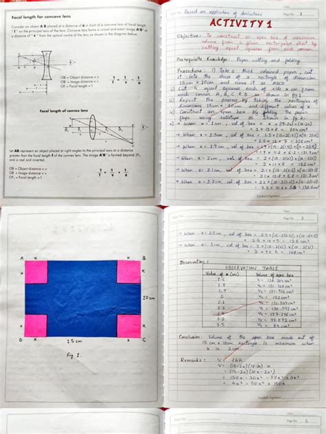 Maths Practical Class 12 的图像结果
