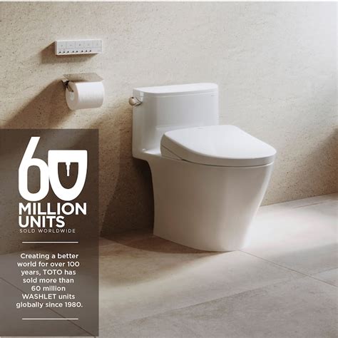 TOTO S7A Plastic Cotton White Elongated Heated Bidet Toilet Seat ...