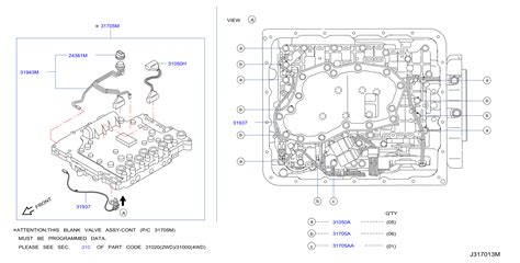 Nissan Titan Automatic Transmission Fluid Temperature Sensor - 31937-90X03 - Genuine Nissan Part