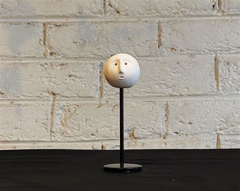 Mini Clayhead: Handcrafted Emotive Stoneware Sculpture by Claymen ...