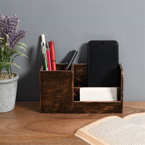 Flipkart.com | TEJAS CRAFT 2 Compartments MDF Desk Organizer - Desk ...