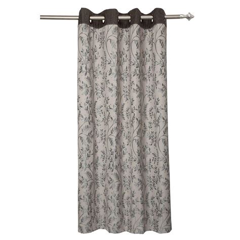 Buy ARiANA Embroidered Eyelet Door Curtain (Grey) Online at Low Prices ...