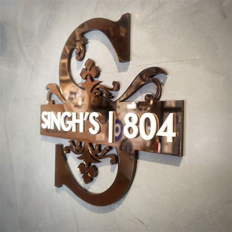 Acrylic Non-Lighted Nameplates – Durable, Custom Designs – Nameplate Studio