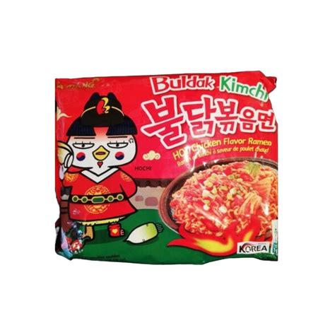 Samyang Buldak Kimchi Hot Chicken Ramen, 135g : Amazon.in: Grocery ...