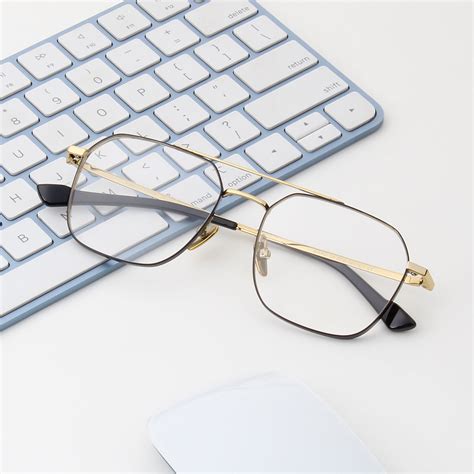BRAD | UNISEX TITANIUM AVIATOR COMPUTER GLASSES (IN 5 COLORS) – Ted Smith