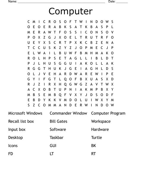 Computer Word Search 的图像结果