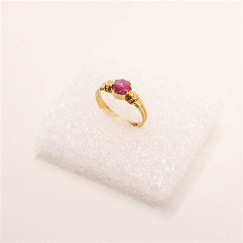 Buy Birth Stone Finger Ring(Ruby) in Kerala, India | Chungath Jewellery ...
