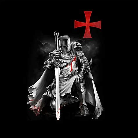 Men's Graphic Knights Templar T Shirt Knights Templar T Shirts Short ...