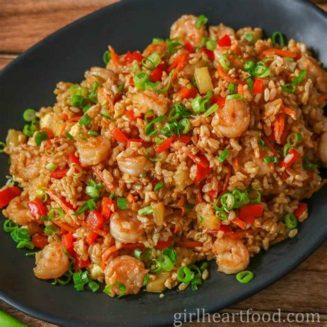 Pineapple Shrimp Fried Rice | Girl Heart Food®