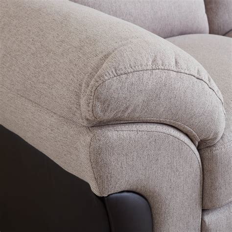 Buy Helios Aries Fabric 3-Seater Sofa - Beige from Helios by Home ...
